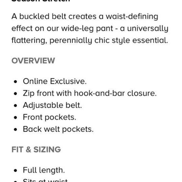 7TH AVENUE PANT - WIDE LEG - BURGUNDY STRETCH 8 - Picture 4 of 8